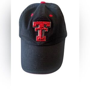 Texas Tech Top of the World Black and Red Women’s Cap 100% Cotton